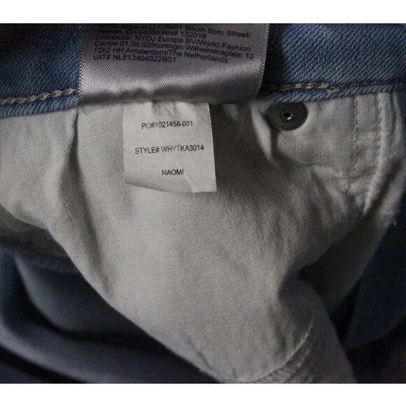 NYDJ Jeans Teresa Wide Leg Ankle light blue Naomi Size 14W - Picture 5 of 6